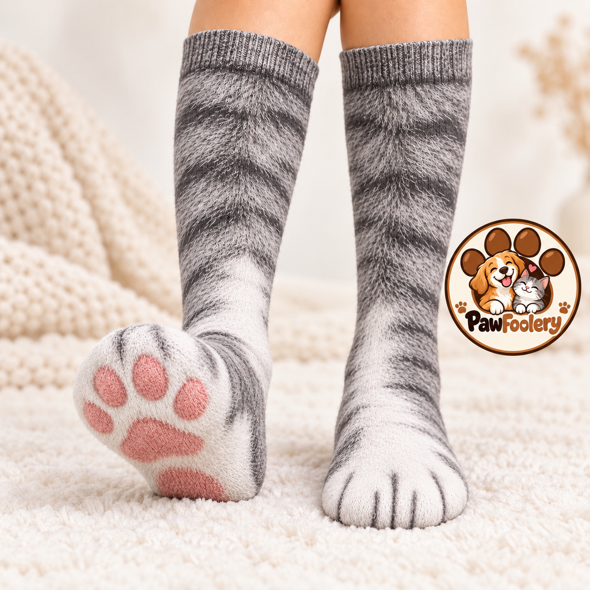 PawFoolery™ Pet Paw Socks