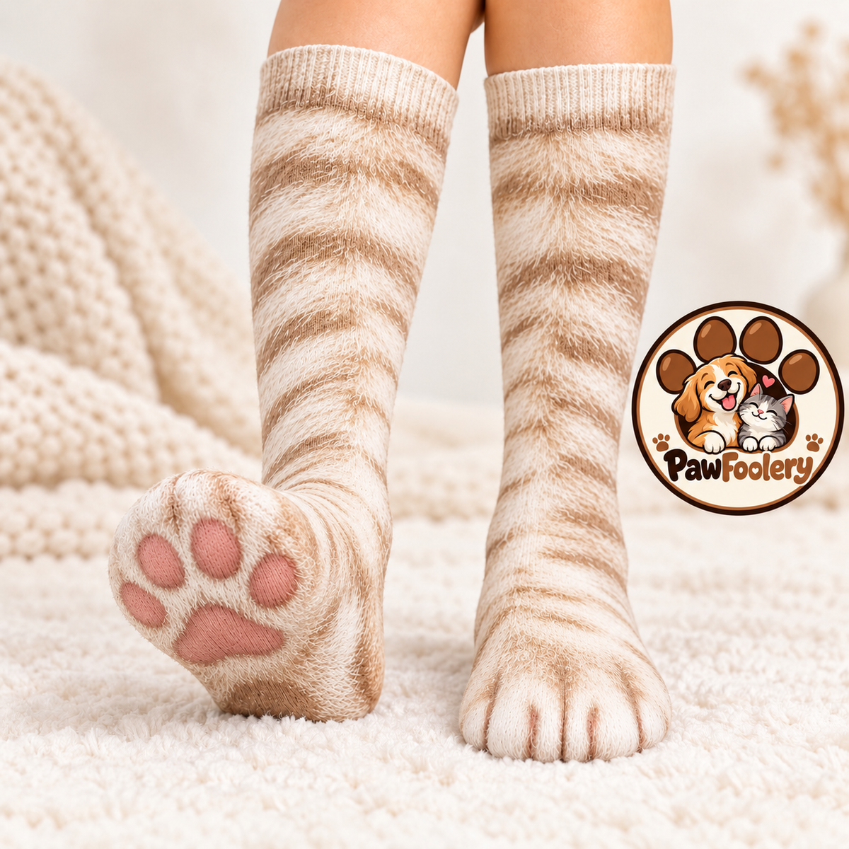 PawFoolery™ Pet Paw Socks